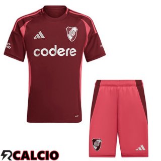 Seconda Maglia River Plate Bambino Rosso 2024/2025