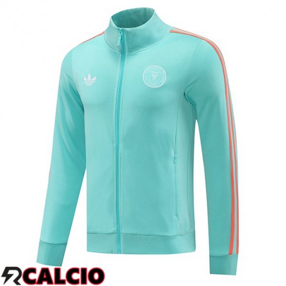Giacca Calcio Inter Miami CF Verde 2024/2025  Giacca Calcio Inter Miami CF Verde 2024/2025