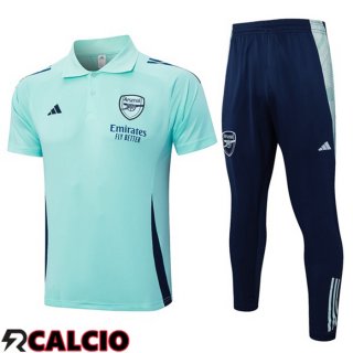 Insieme Polo Arsenal + Pantaloni Verde 2024/2025  Insieme Polo Arsenal + Pantaloni Verde 2024/2025