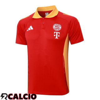 Maglie Polo Bayern Monaco Rosso 2024/2025