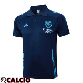 Maglie Polo Arsenal Blu Reale 2024/2025  Maglie Polo Arsenal Blu Reale 2024/2025