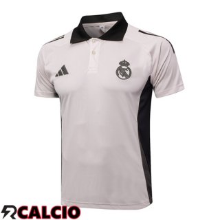 Maglie Polo Real Madrid Grigio 2024/2025  Maglie Polo Real Madrid Grigio 2024/2025