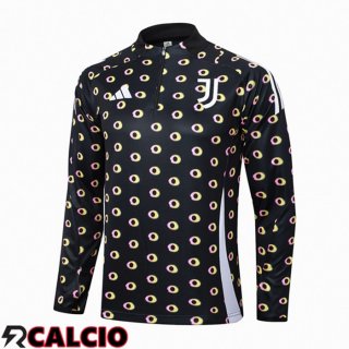 Felpa Allenamento Juventus Nero 2024/2025  Felpa Allenamento Juventus Nero 2024/2025
