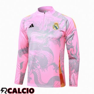 Felpa Allenamento Real Madrid Rosa 2024/2025