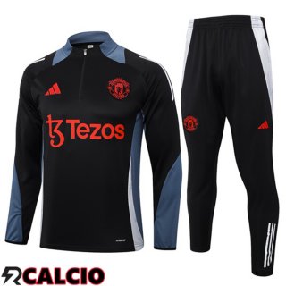 Insieme Tuta Calcio Manchester United Nero 2024/2025