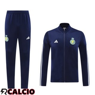 Insieme Tuta Calcio - Giacca Al-Nassr FC Blu Reale 2024/2025