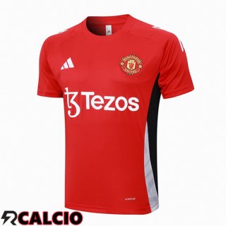 T Shirt Allenamento Manchester United Rosso 2024/2025