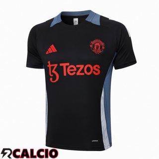 T Shirt Allenamento Manchester United Nero 2024/2025