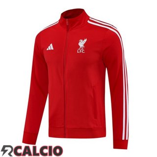 Giacca Calcio FC Liverpool Rosso 2025/2026  Giacca Calcio FC Liverpool Rosso 2025/2026