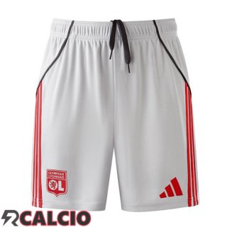 Terza Pantaloncini Calcio Lione OL Grigio 2025/2026