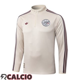 Felpa Allenamento AFC Ajax Giallo 2025/2026