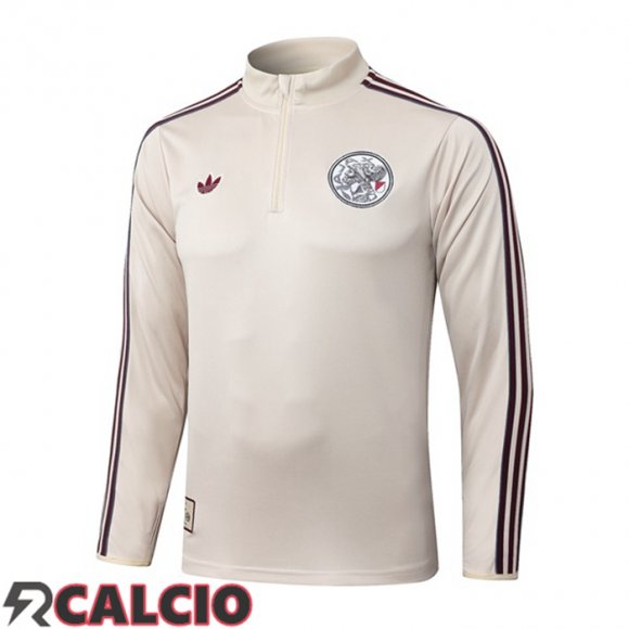 Felpa Allenamento AFC Ajax Giallo 2025/2026  Felpa Allenamento AFC Ajax Giallo 2025/2026