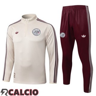 Insieme Tuta Calcio AFC Ajax Giallo 2025/2026  Insieme Tuta Calcio AFC Ajax Giallo 2025/2026