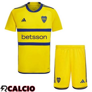 Seconda Maglia Boca Juniors Bambino Giallo 2023/2024