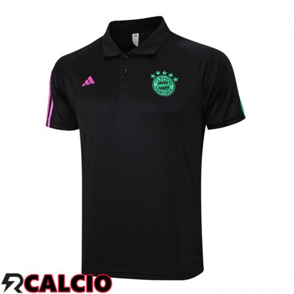 Maglia Polo Bayern Monaco Nero 2023/2024  Maglia Polo Bayern Monaco Nero 2023/2024