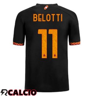 Terza Maglia AS Roma (BELOTTI 11) Nero 2023/2024  Terza Maglia AS Roma (BELOTTI 11) Nero 2023/2024