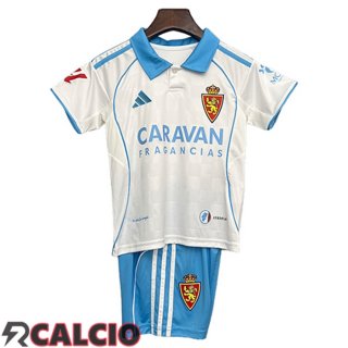 Prima Maglie Calcio Zaragoza Bambino 2025/2026  Prima Maglie Calcio Zaragoza Bambino 2025/2026