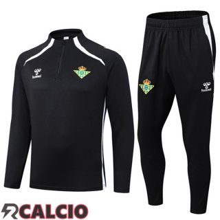 Insieme Tuta Calcio Real Betis Nero 2025/2026  Insieme Tuta Calcio Real Betis Nero 2025/2026