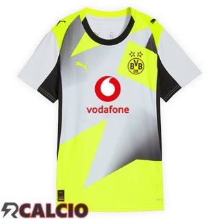 Seconda Maglie Calcio Dortmund Donna 2025/2026  Seconda Maglie Calcio Dortmund Donna 2025/2026