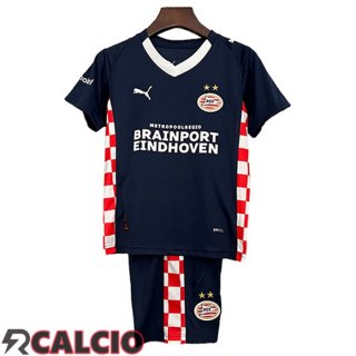 Seconda Maglie Calcio PSV Eindhoven Bambino 2025/2026