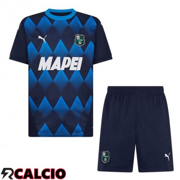 Terza Maglia US Sassuolo Bambino Blu 2024/2025  Terza Maglia US Sassuolo Bambino Blu 2024/2025