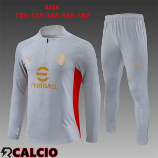 Insieme Tuta Calcio AC Milan Bambino Grigio 2024/2025