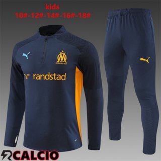 Insieme Tuta Calcio Marsiglia OM Bambino Blu Reale 2024/2025