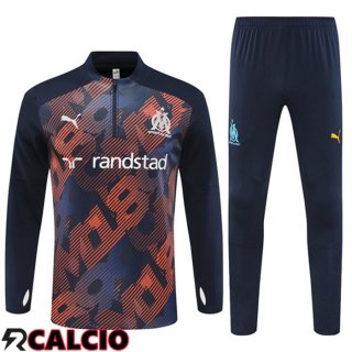 Insieme Tuta Calcio Marsiglia OM Blu Reale 2024/2025