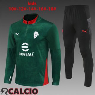 Insieme Tuta Calcio AC Milan Bambino Verde 2025/2026