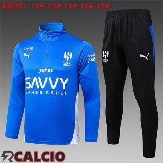 Insieme Tuta Calcio Al-Hilal FC Bambino Blu 2025/2026