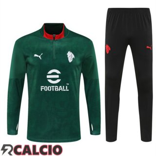 Insieme Tuta Calcio AC Milan Verde 2025/2026