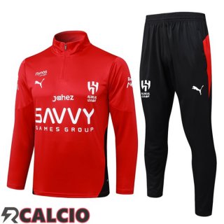 Insieme Tuta Calcio Al-Hilal FC Rosso 2025/2026