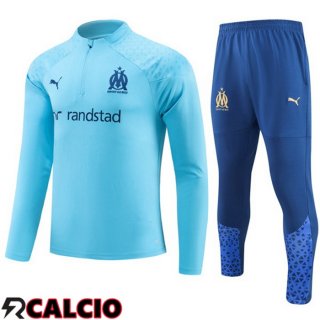 Insieme Tuta Calcio Marsiglia OM Blu 2023/2024