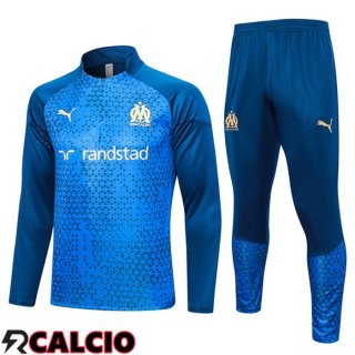 Insieme Tuta Calcio Marsiglia OM Blu 2023/2024
