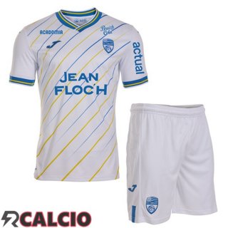 Seconda Maglie Calcio FC Lorient Bambino Bianco 2025/2026