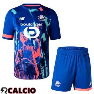 Quarto Maglia Lille OSC Bambino Blu 2023/2024
