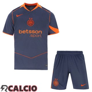Terza Maglie Calcio Inter Milan Bambino 2025/2026
