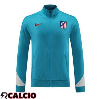 Giacca Calcio Atletico Madrid Blu 2024/2025  Giacca Calcio Atletico Madrid Blu 2024/2025