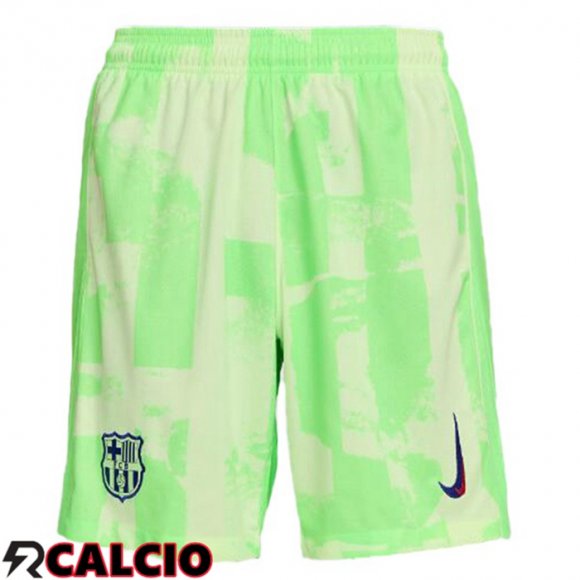 Terza Pantaloncini Calcio FC Barcellona Verde 2024/2025