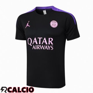 T Shirt Allenamento Paris PSG Nero 2024/2025