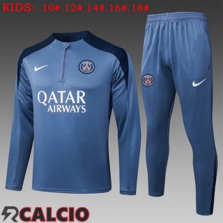 Insieme Tuta Calcio Paris PSG Bambino Grigio 2025/2026