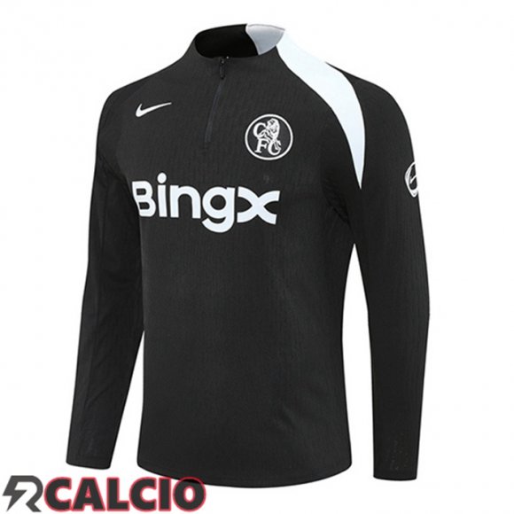 Felpa Allenamento FC Chelsea Nero 2025/2026  Felpa Allenamento FC Chelsea Nero 2025/2026