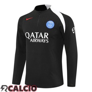 Felpa Allenamento Paris PSG Nero 2025/2026