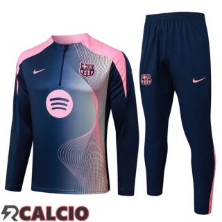 Insieme Tuta Calcio FC Barcellona Blu Reale Rosa 2025/2026  Insieme Tuta Calcio FC Barcellona Blu Reale Rosa 2025/2026