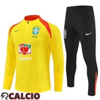 Insieme Tuta Calcio Brasile Giallo 2025/2026
