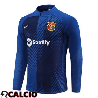 Felpa Allenamento FC Barcellona Blu 2023/2024  Felpa Allenamento FC Barcellona Blu 2023/2024