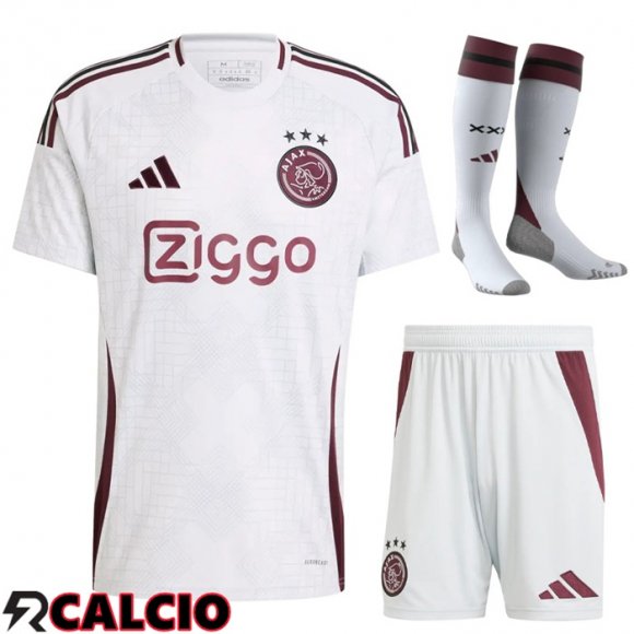 Insieme Terza Maglia AFC Ajax (Pantaloncini + Calzini) 2024/2025
