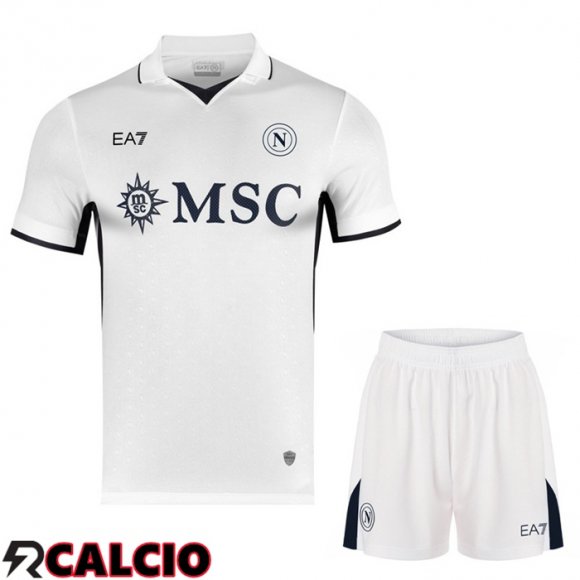 Insieme Seconda Maglia SSC Napoli + Pantaloncini 2024/2025