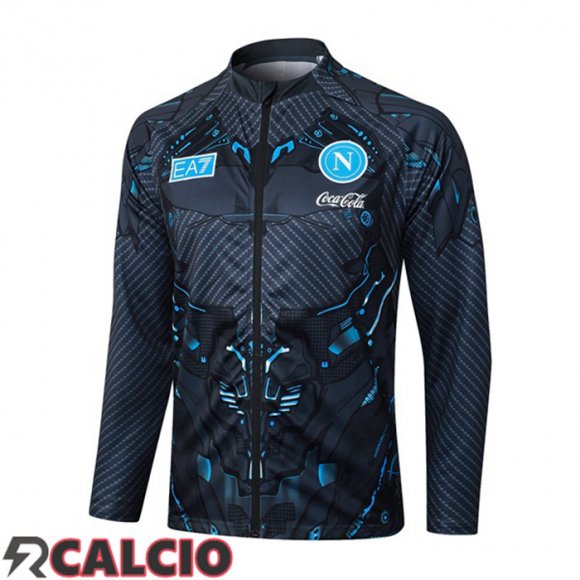 Giacca Calcio SSC Napoli Grigio 2025/2026  Giacca Calcio SSC Napoli Grigio 2025/2026