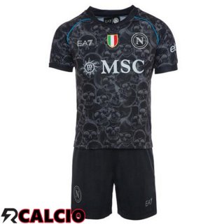 Maglia SSC Napoli Bambino Halloween Nero 2023/2024